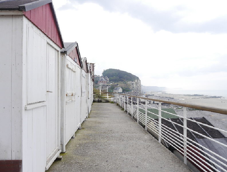 Veules-les-Roses the beach huts
