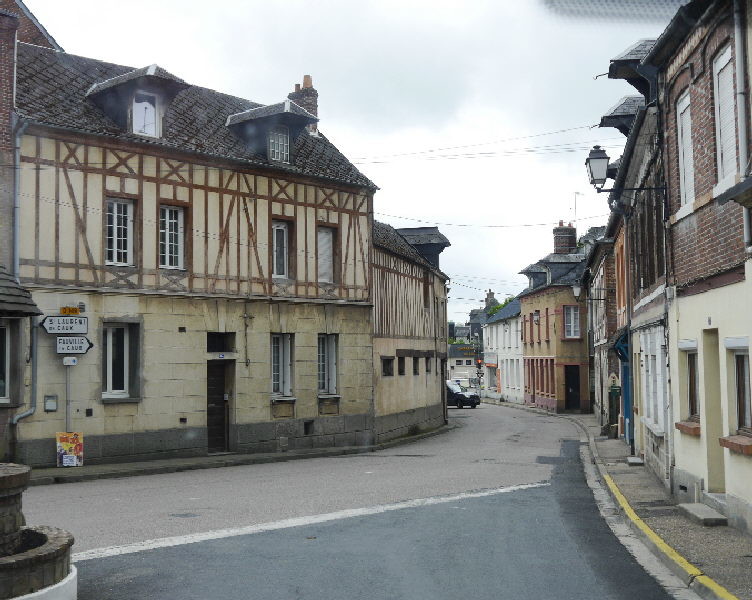Driving through the lovely towns and villages of Normandy going South