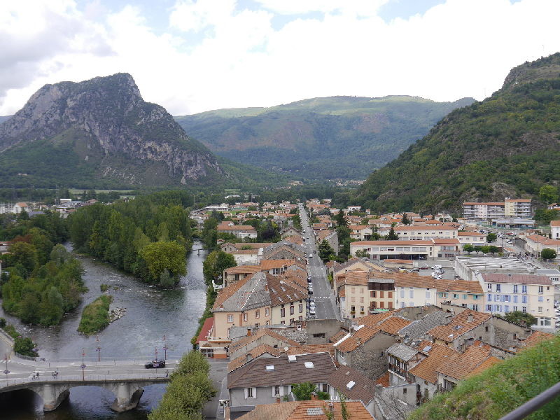 Tarascon-sur-Ariege super views from the top of the old town