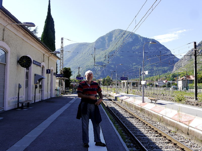 Catching the train to Foix