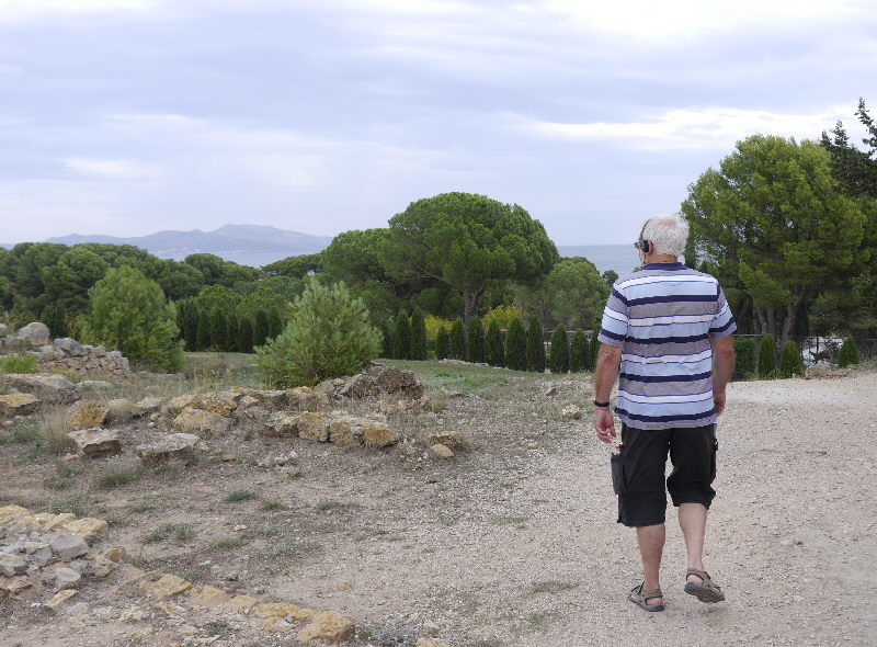 Ruins of Empuries - lovely spot with mountains behind and the sea in front = can see why the Greeks and Romans set up camp here.