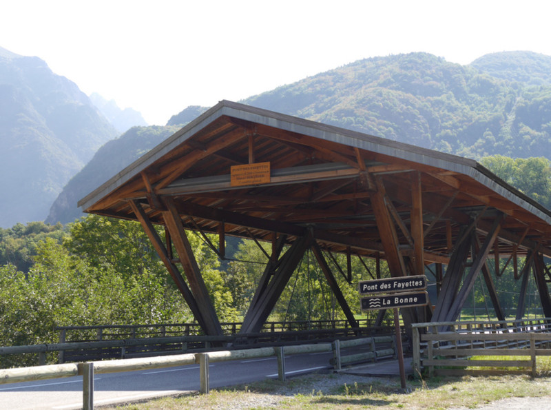 A fantastic wooden bridge