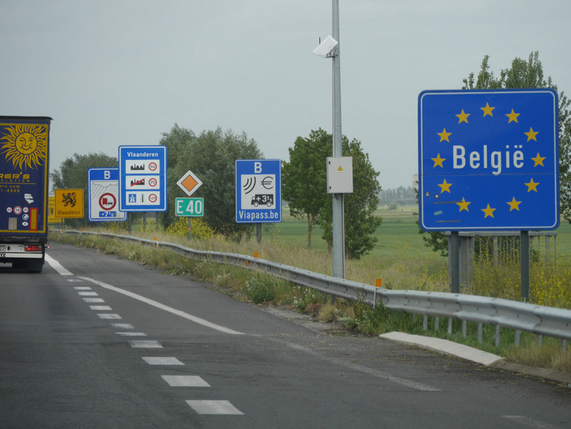 crossing the border from France