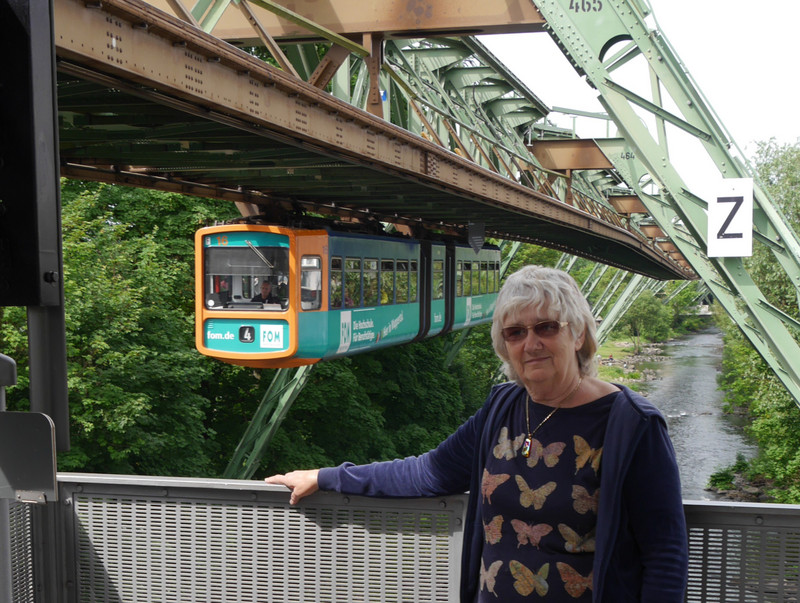 Wuppertal suspension train and me