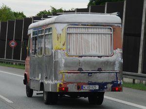 Typical old style German campervan !