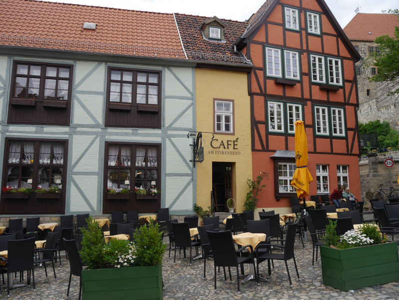Quedlingburg - lovely cafe with English speaking waitress. Always a bonus. 