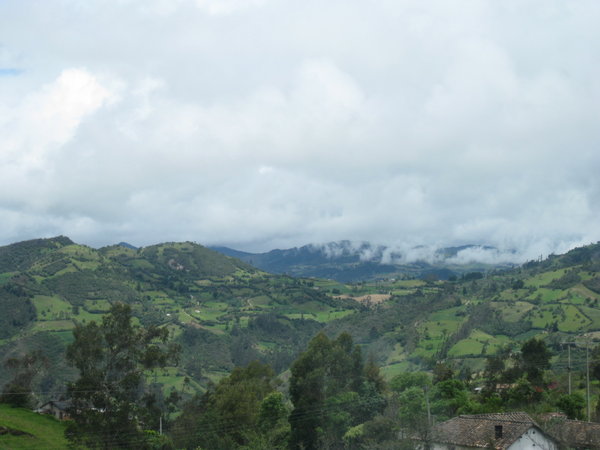 View from the bus to Bogota