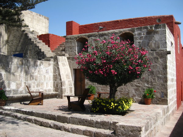 small plaza in the convent