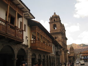 buildings on the Plaza de Armas