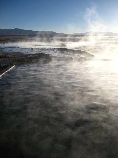 The hot springs