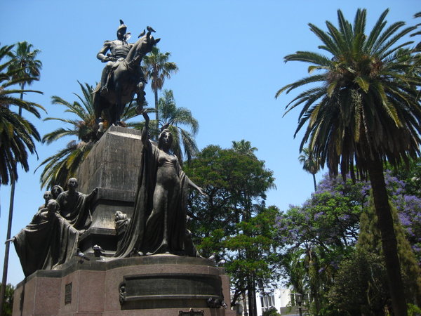 Main plaza in Salta