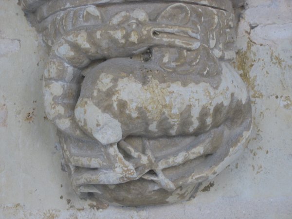 stonework in Abbaye de Fontevraud