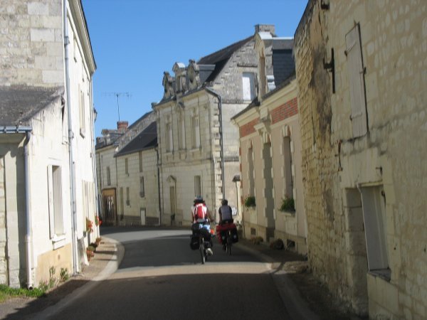 town enroute to Chinon