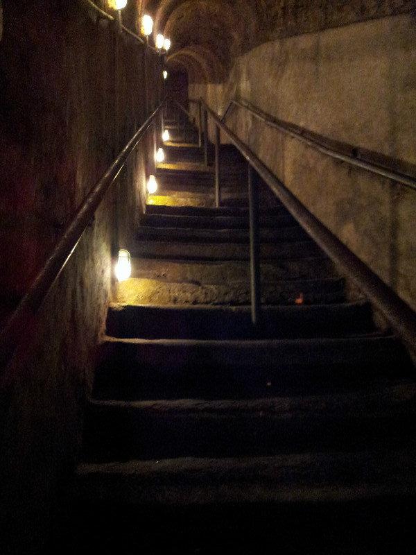 Stairway down to Subterranea Naples