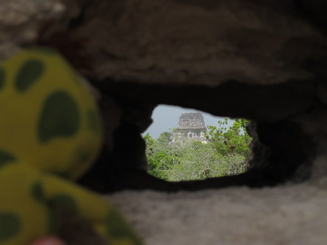A temple peek
