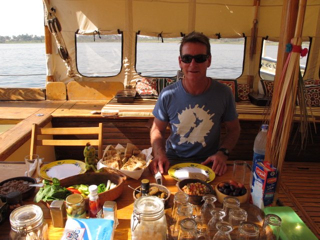 Feast on the boat