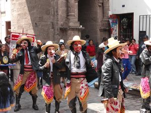Paraders in Cusco