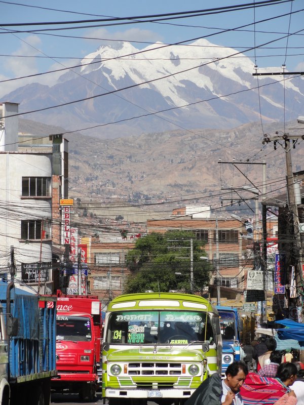 Street scene in La Paz
