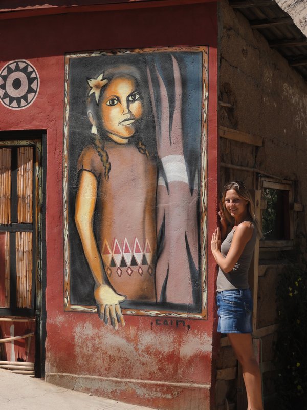 Street art in Pisco Elqui