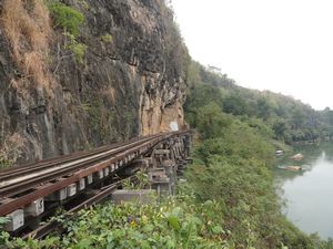 Still used section of the Death Railway 