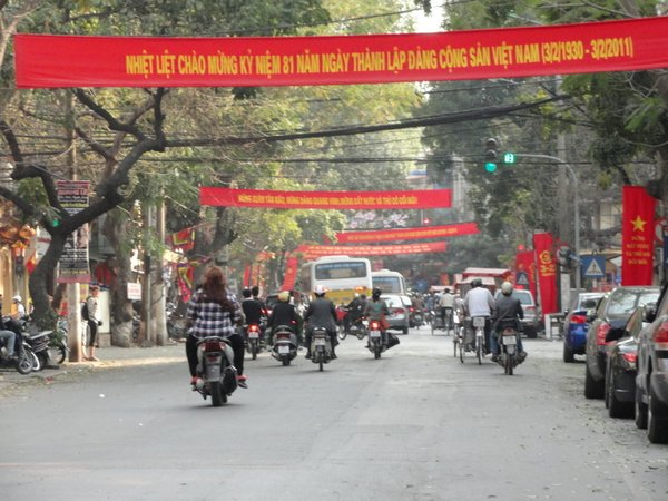Arrival in Hanoi