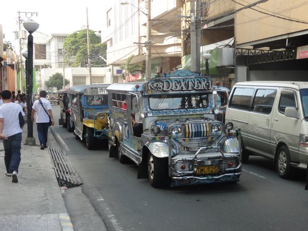 Jeepneys in Manila - standard mode of transport