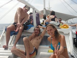 With Harry, the crazy Spanish divemaster