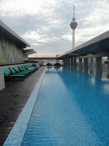 Roof-top swimming pool