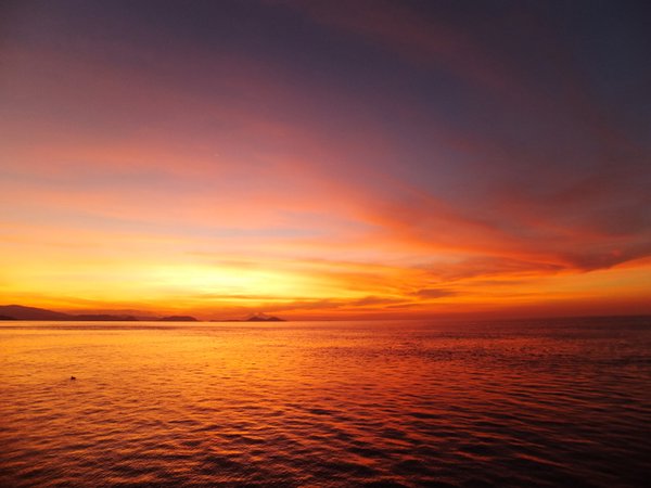 Sunset over Komodo 