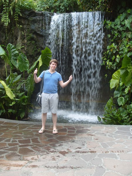 Stephen in the Botanical Gardens