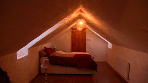 cottage:  loft bed