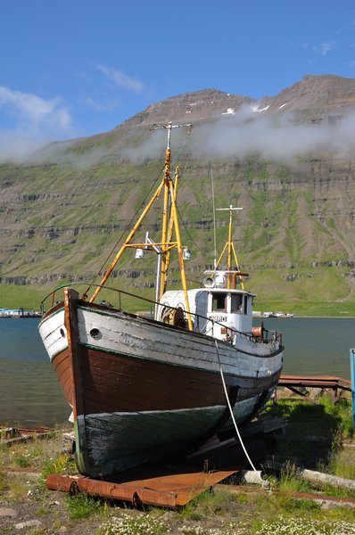 Old boat in Seydisfjordur