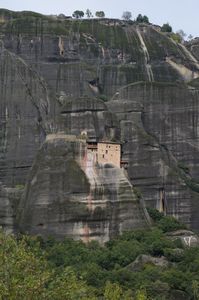 Meteora and perched Monastery