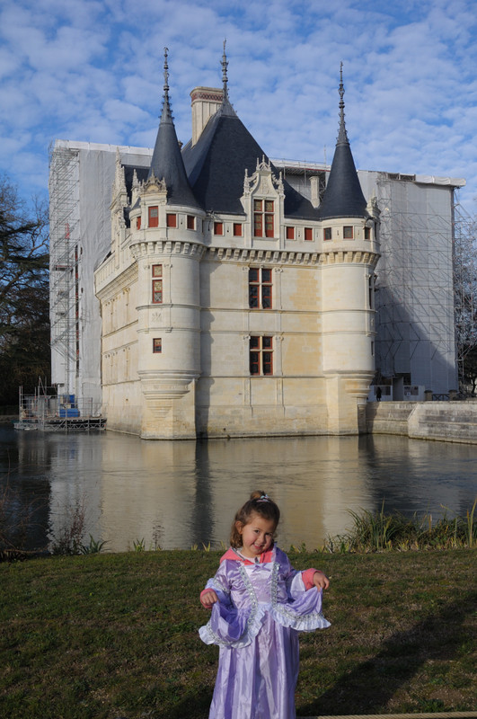 Princess Lucy at Azay-Le-Rideau