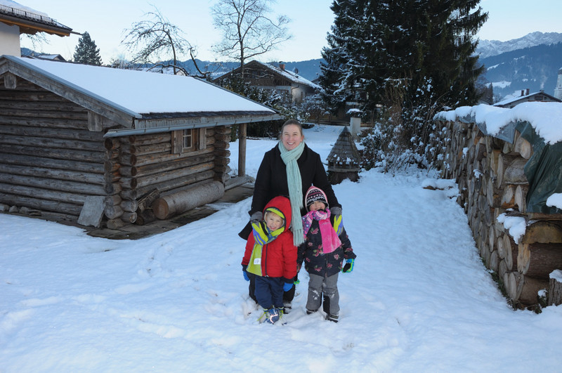 Our backyard in Garmisch-Partenkirchen 