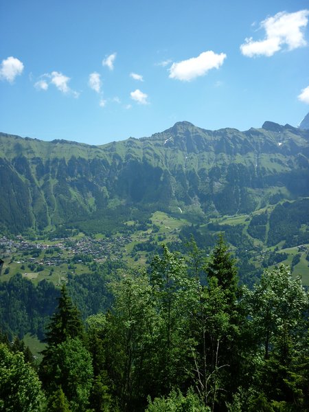 Jungrau region, views of lower valley