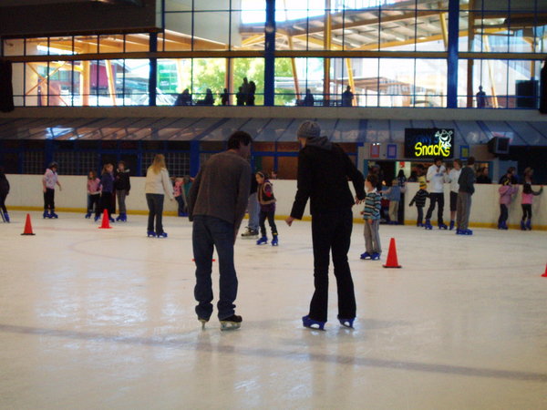 Ice skating with Byron