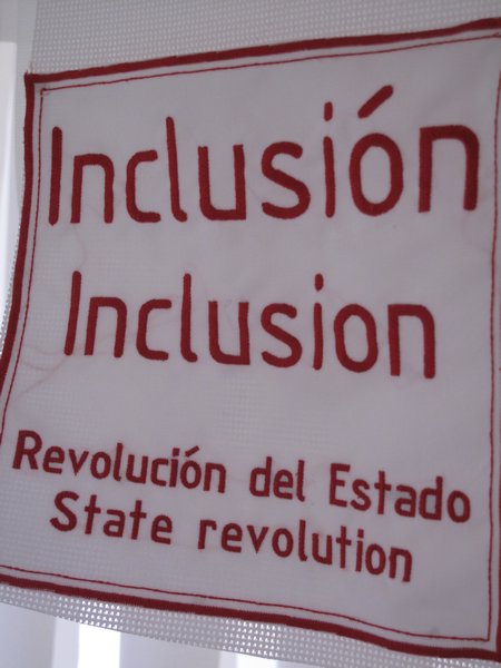 Venezuela Pavilion signage