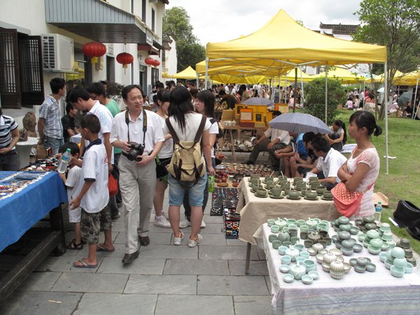 View of Saturday market