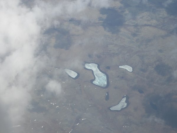 Frozen Lakes in Siberia