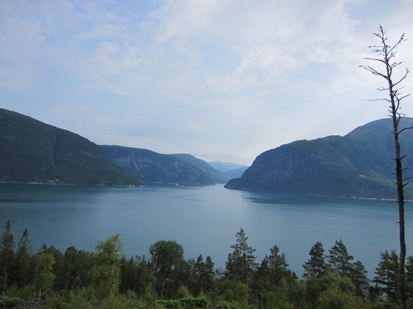 Drive along Fjord
