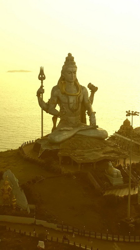 The 123-feet Shiva idol