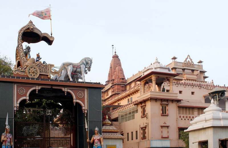 Temple and small prison where Krishna was born- in Mathura