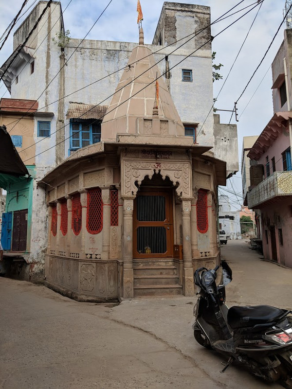 Temples on the streets of Gokul