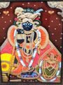 Banke Bihari-ji in the same form he appeared before Tulsi das-ji and now present in the Banke Bihari mandir Vrindavan