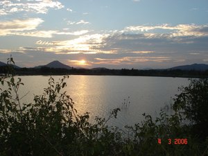 Somala- lake outside our house
