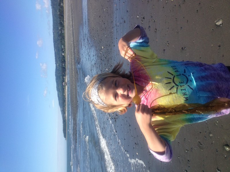 Maggie's "sea monster" that washed up in the tide