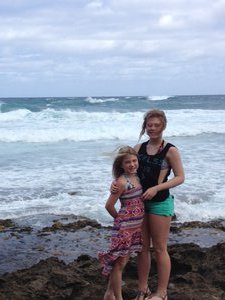 Momi and MaiKai at Turtle Beach