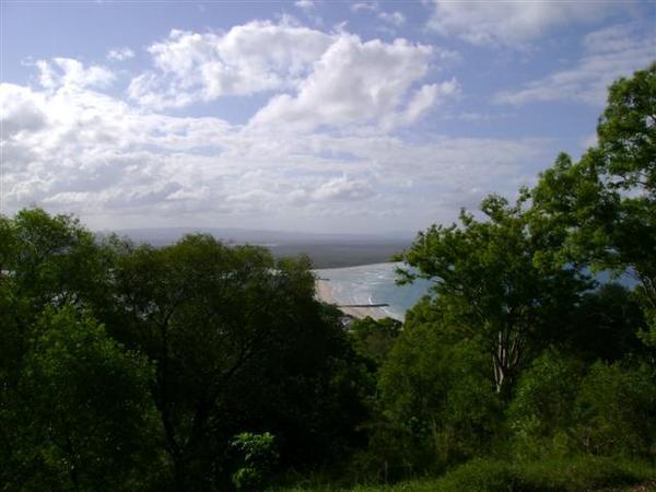 The view of Noosa from the lookout point