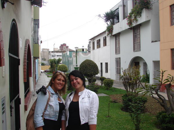 me and Bridie in lima